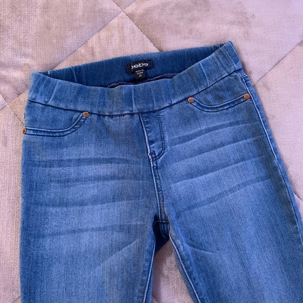 bebe Blue Jeggings